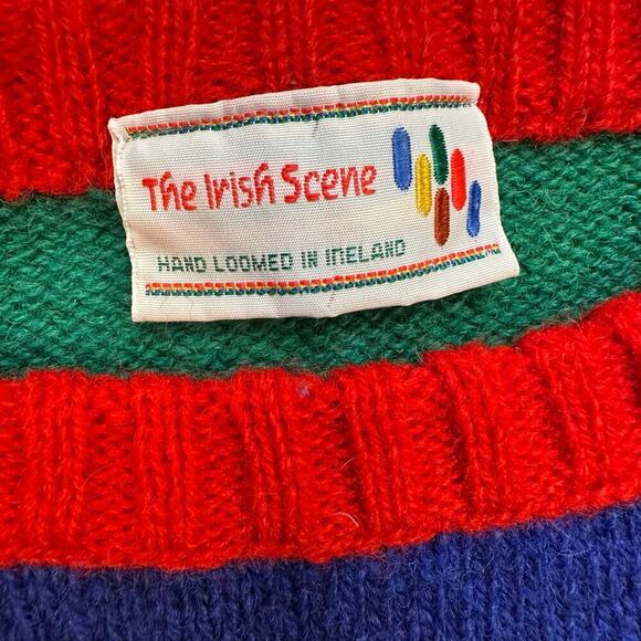 Vintage 1980’s The Irish Scene Wool Ireland Sweater Medium - Picture 7 of 8